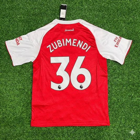 Martín Zubimendi Arsenal Home New Season 2026 Jersey Kit Soccer Trikot Maillot Maglia