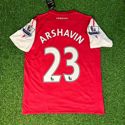 Andrey Arshavin #23 Arsenal 2010-2011  Retro Kit Jersey Trikot Maglia Soccer Shirt