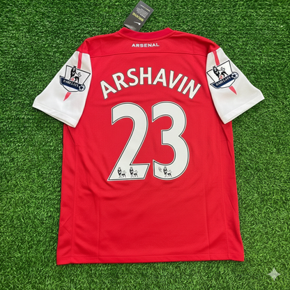 Andrey Arshavin Arsenal 2011-2012 Retro Kit Jersey Trikot Maglia Soccer Shirt