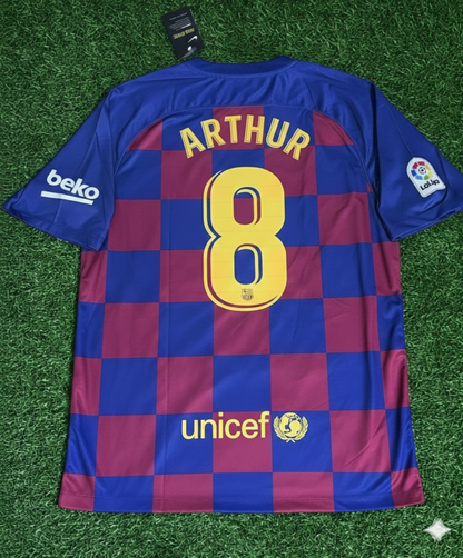 Arthur Melo – Barcelona 2019/20 Home Retro Jersey Trikot Maillot Soccer Shirt