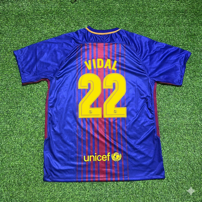 Arturo Vidal 22- Barcelona 2017/2018 Season Football Jersey
