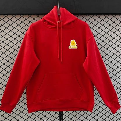 AS Roma - Hoodie Winter Fleece- Football Kapuzenpullover