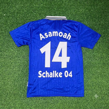 Gerald Asamoah Schalke 04 Heim Retro Fußballtrikot