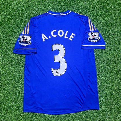 Ashley Cole #3 Chelsea 2012 2013 Home Blue Retro Football Jersey