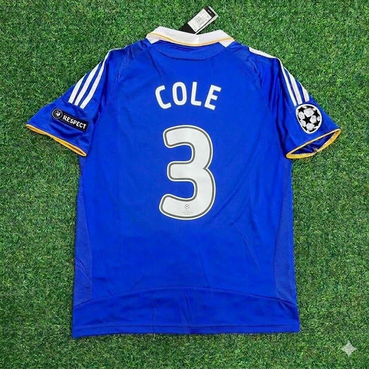 Ashley Cole 3- Chelsea 2008 Champhions League Final Jersey Trikot Soccer Shirt