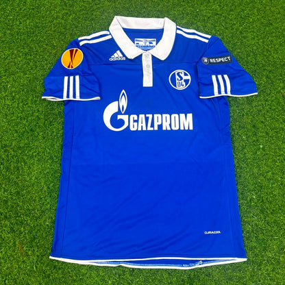 Atsuto Uchida Schalke 04 2011 2012 Retro Uefa Patch Football Jersey Trikot Maillot Soccer Shirt