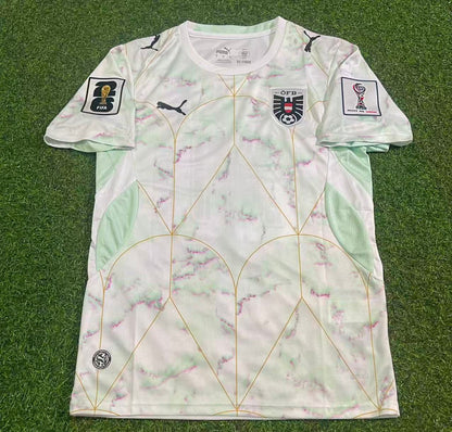 Maximilian Wöber Austria White 2026 World Cup Football Jersey
