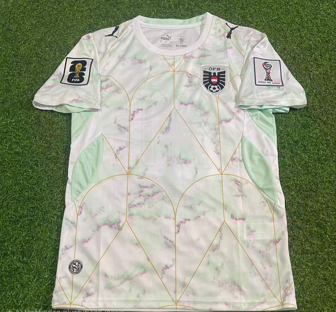 Austria White 2026 World Cup Football Jersey