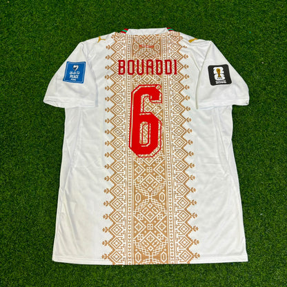 Ayyoub Bouaddi Morocco 2026 World Cup Away White Football Jersey