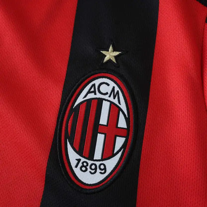 AC Milan 03/04 Season Home Black And Red Retro Jersey Trikot Soccer Shirt