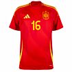 Rodri Spain EURO 2024 Football Jersey Maillot Trikot Camiseta