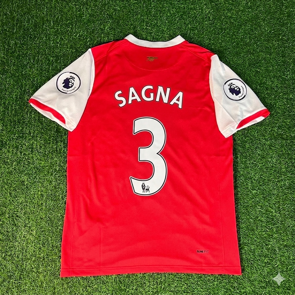 Maillot Rétro Bacary Sagna #3 Arsenal Saison 2006/2008