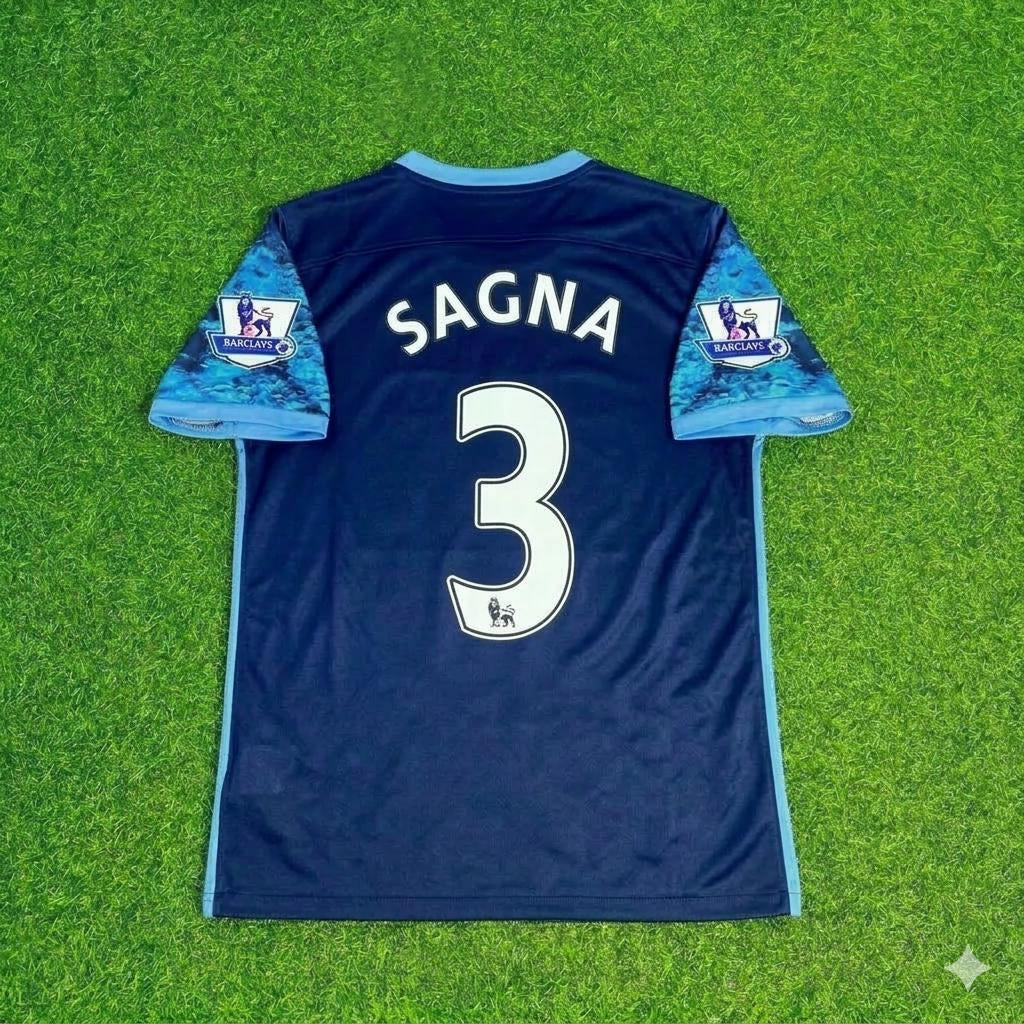 Bacary Sagna 3- Manchester City 2016 2017 Season Retro Jersey Maillot Trikot Maglia