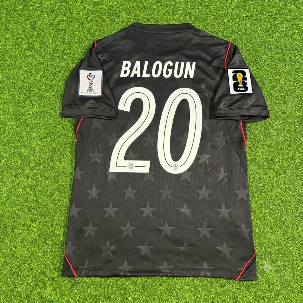 Folarin Balogun USA 2026 World Cup Black Football Jersey