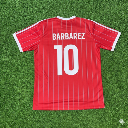Sergej Barbarez Hamburger SV Rotes Heimtrikot Retro Fußballtrikot