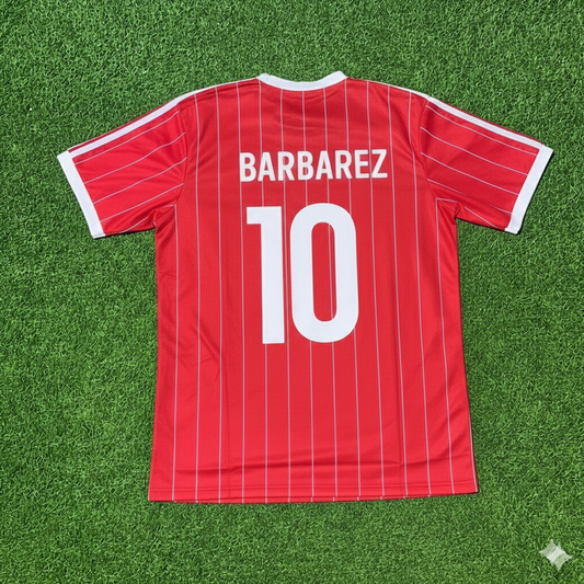 Sergej Barbarez Hamburger SV Rotes Heimtrikot Retro Fußballtrikot