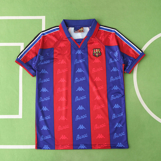 Barcelona 1996 Season Home  Retro Jersey Trikot Soccer Shirt