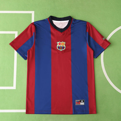 Barcelona 1998-99 Season Home  Retro Jersey Trikot Soccer Shirt
