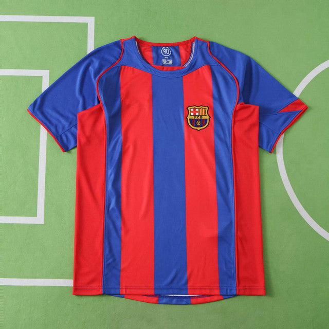 Barcelona 2004 Season Home Retro Jersey Trikot Soccer Shirt