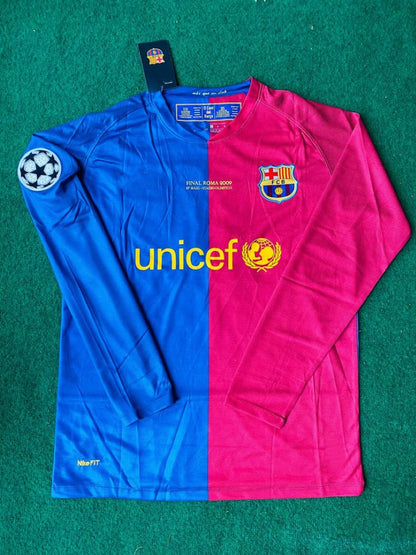 Barcelona 2009 Roma Champions League Final Retro Jersey