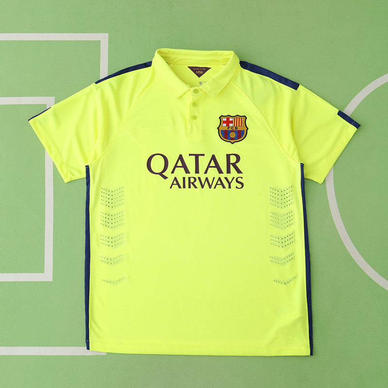 Barcelona 2014-15 Season Away  Retro Jersey Trikot Soccer Shirt