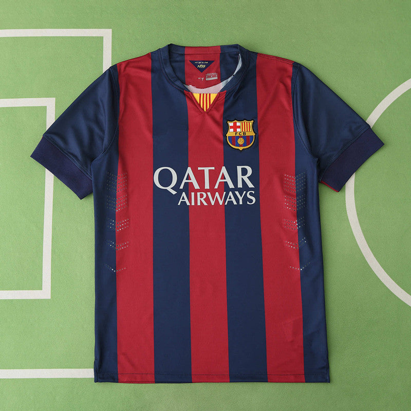 Barcelona 2014-15 Season Home  Retro Jersey Trikot Soccer Shirt