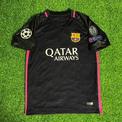 Barcelona 2014/15 Retro Black Pink Jersey Maillot Trikot Maglia