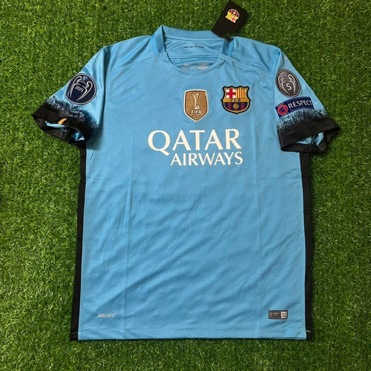 Barcelona 2015-2016 Champions League Retro Jersey Maillot Trikot Maglia