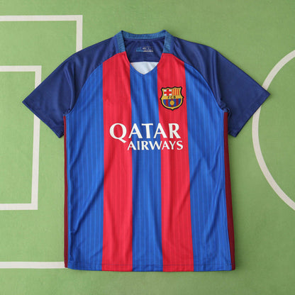Barcelona 2016-17 Season Home  Retro Jersey Trikot Soccer Shirt