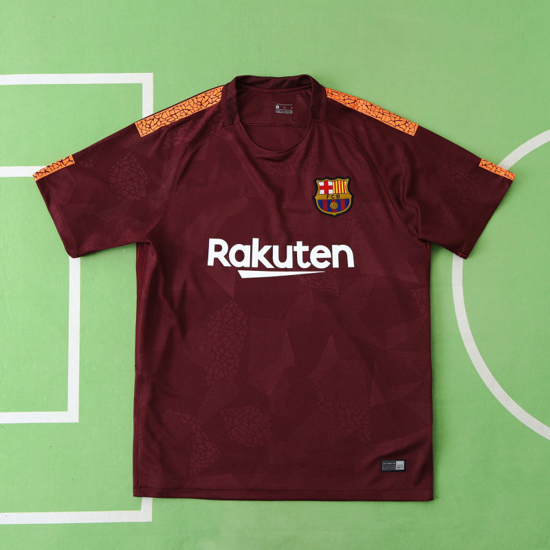 Barcelona 2017-18 Season Third Retro Jersey Trikot Soccer Shirt