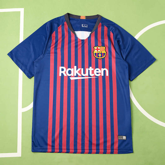 Barcelona 2018-19 Season Home Retro Jersey Trikot Soccer Shirt