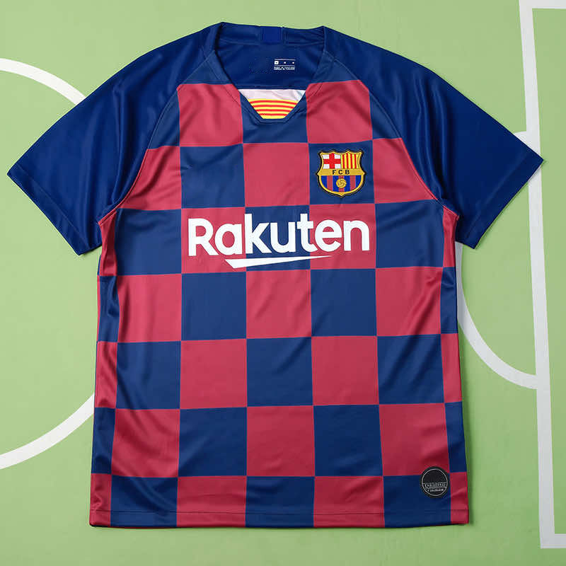 Barcelona 2019-20 Season Home Retro Jersey Trikot Soccer Shirt