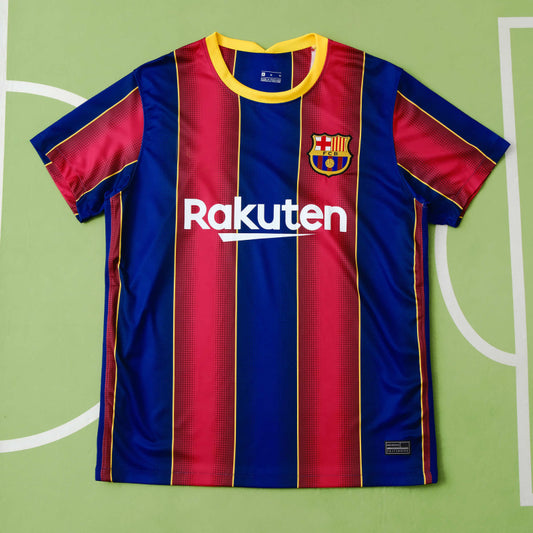 Barcelona 2020-21 Season Home Retro Jersey Trikot Soccer Shirt