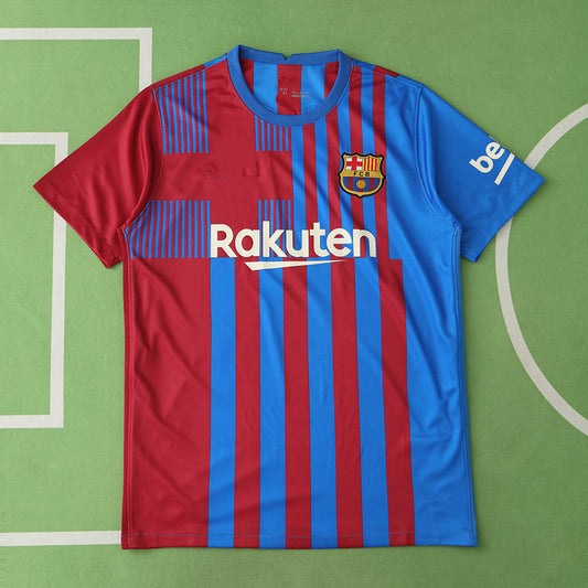 Barcelona 2021-22 Season Home  Retro Jersey Trikot Soccer Shirt