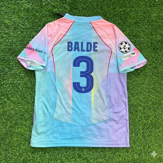 Alejandro Balde Barcelona Home Miami Sunset New Season 2026 Jersey Trikot Maillot Soccer Shirt