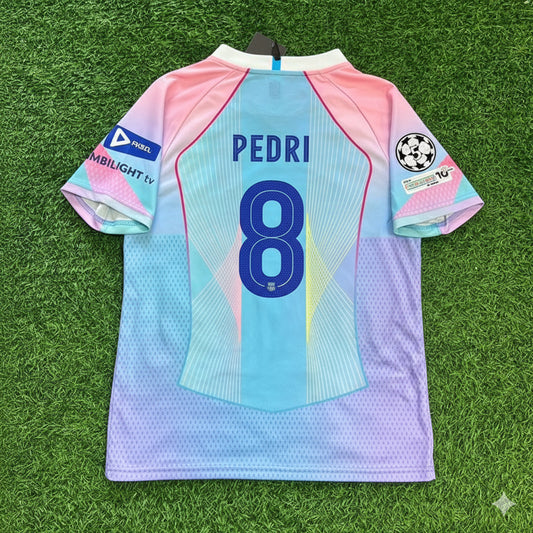 Pedri Barcelona Home Miami Sunset New Season 2026 Jersey Trikot Maillot Soccer Shirt