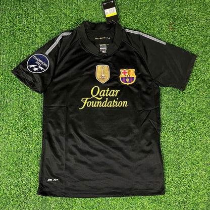 Barcelona Black 2011/12 Retro Kit Shirt Jersey Trikot Maglia