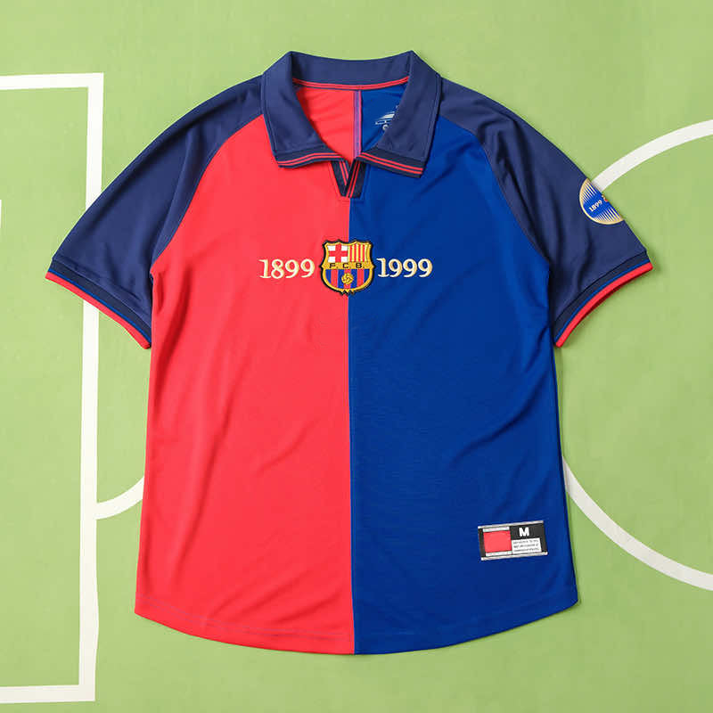 Barcelona Centennial commemorative Retro Jersey Trikot Soccer shirt