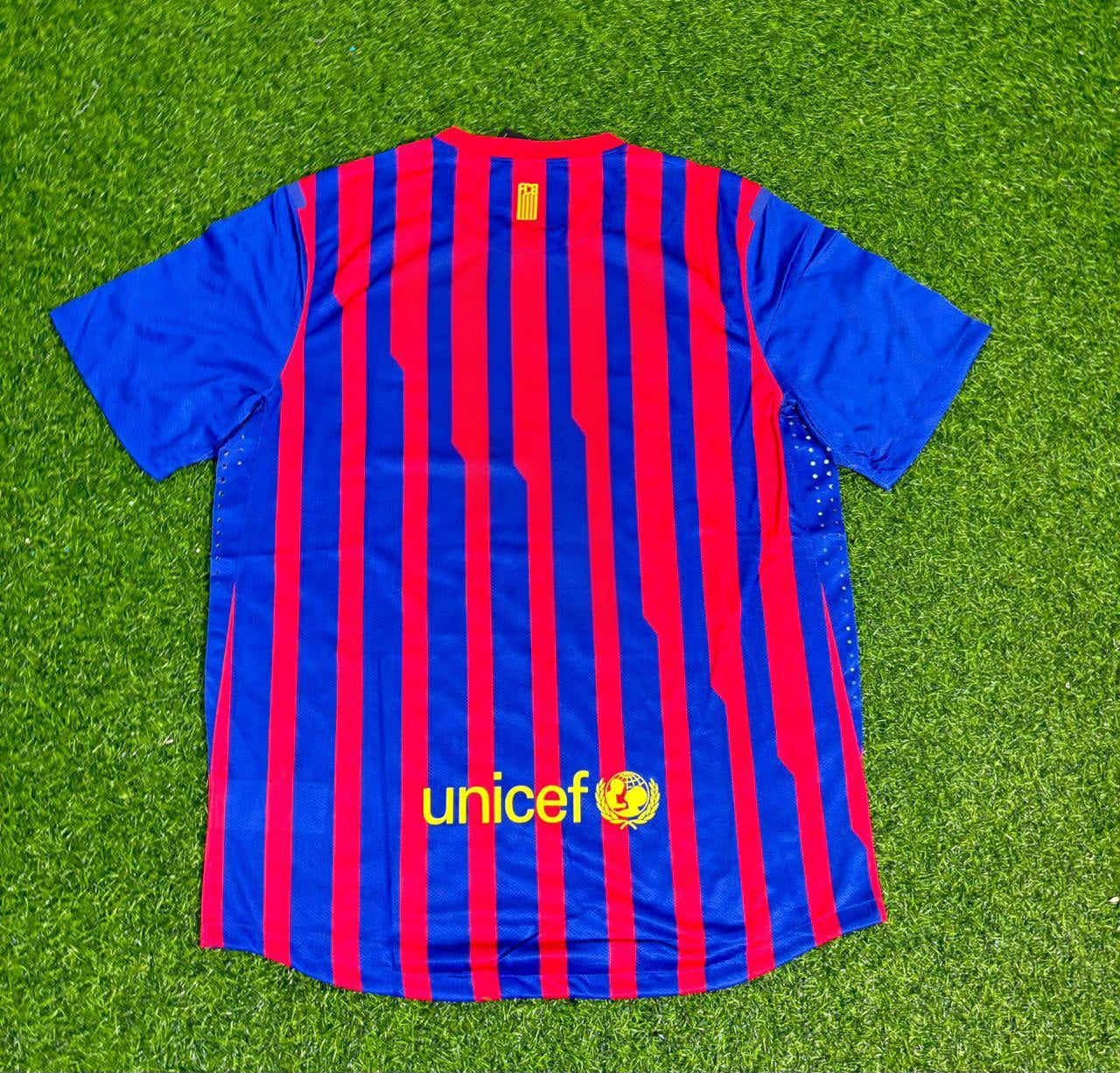 Barcelona FC 2011/2012 Retro Home Football Jersey