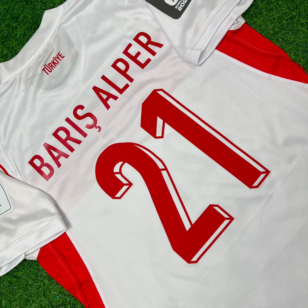 Barış Alper Yılmaz #21 Turkey Türkiye 2026 World Cup KIDS Football Jersey