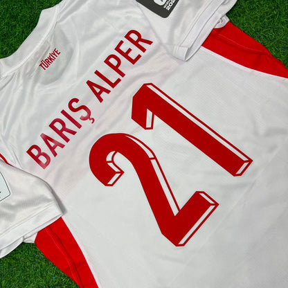 Barış Alper Yılmaz #21 Turkey Türkiye 2026 World Cup KIDS Football Jersey