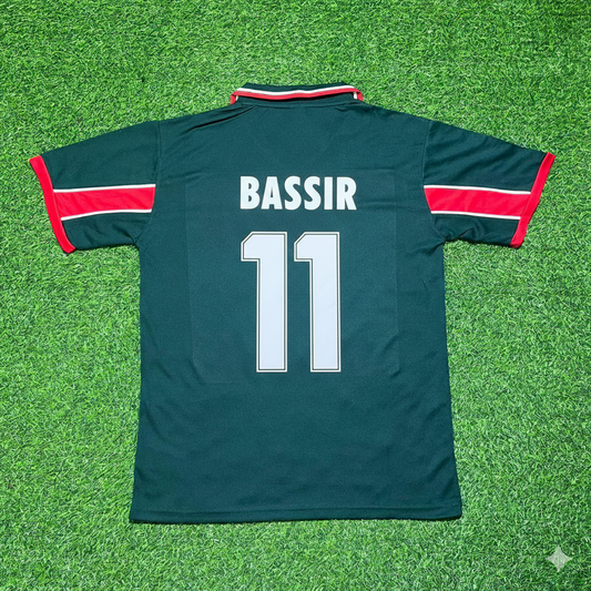 Salahaddine Bassir Morocco Home Retro Football Jersey