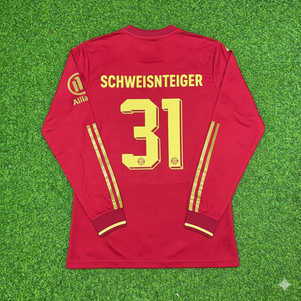 Bastian Schweinsteiger 31- Bayern München 125 Jahre Spezial-Edition Fußballtrikot