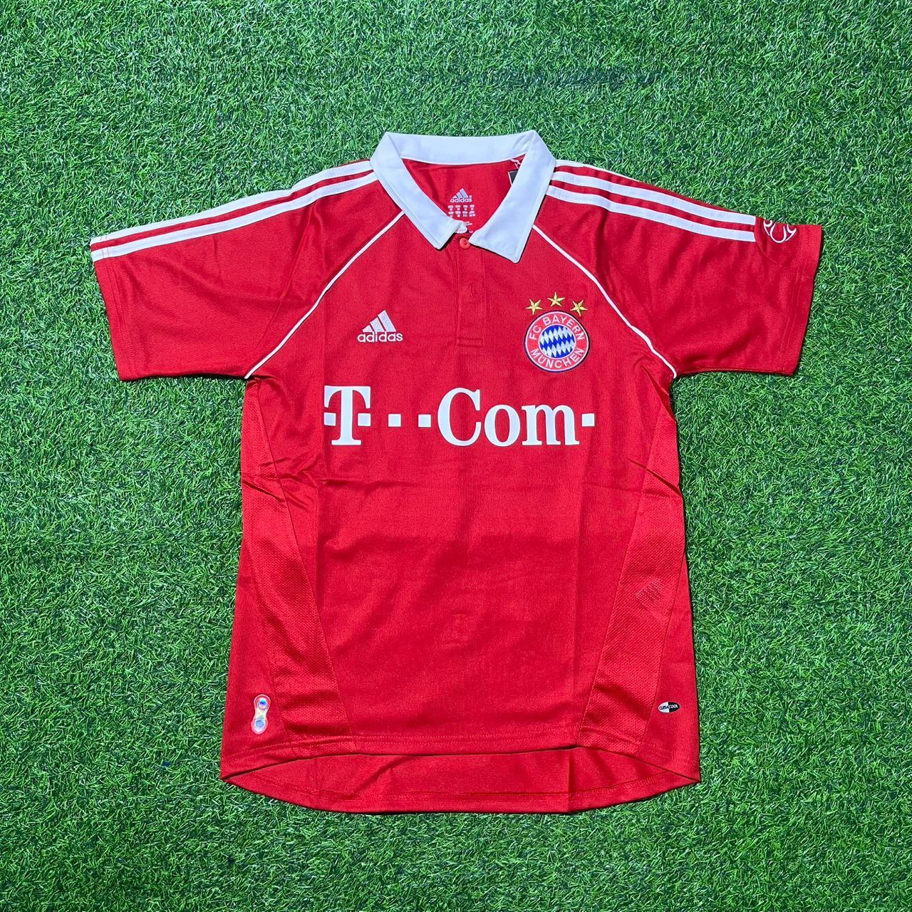 Bastian Schweinsteiger Bayern Munich 2006/07 Red Retro Football Jersey Kit