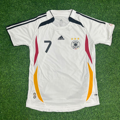 Bastian Schweinsteiger Germany 2006 World Cup Retro Football Jersey Kit