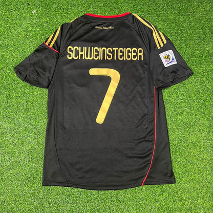 Bastian Schweinsteiger - Germany Deutschland 2010 World Cup Black Jersey Trikot