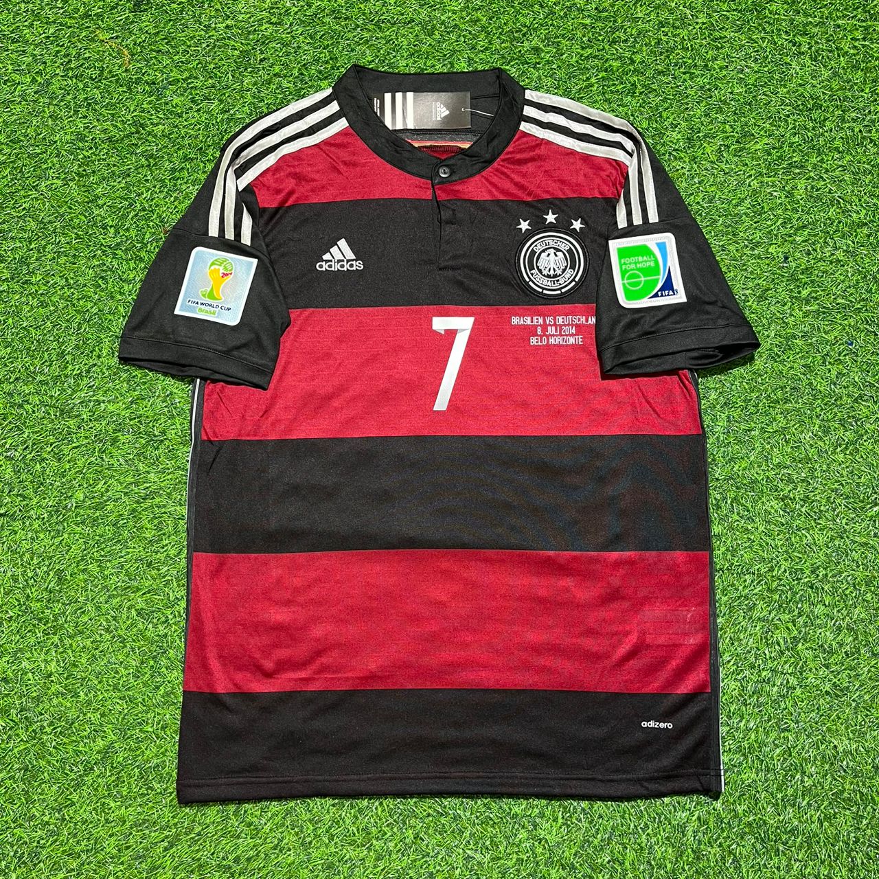 Bastian Schweinsteiger Germany Deutschland 2014 World Cup Brazil Black Red Retro Jersey Trikot Soccer Shirt