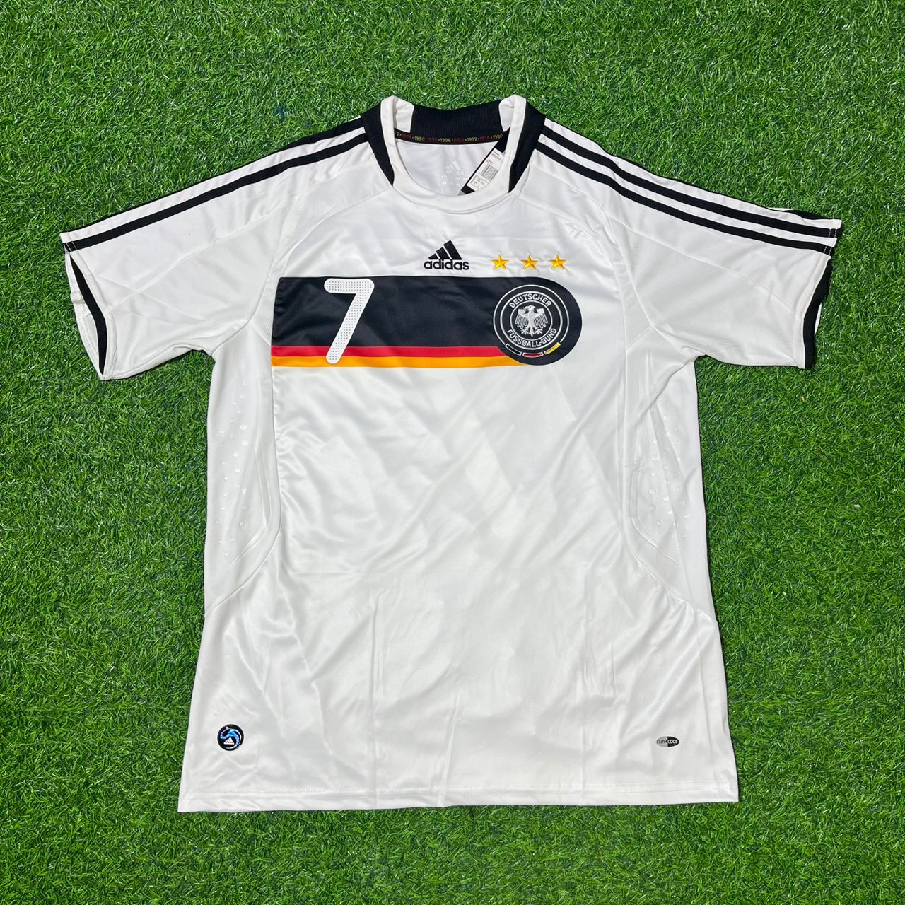 Bastian Schweinsteiger Germany EURO 2008 Retro Football Jersey Kit