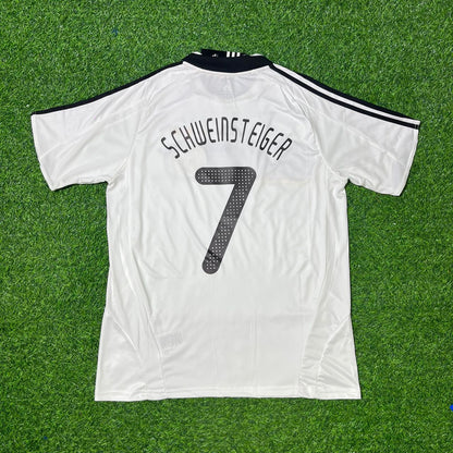 Bastian Schweinsteiger Germany EURO 2008 Retro Football Jersey Kit