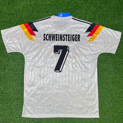 Bastian Schweinsteiger Germany Retro Football Jersey